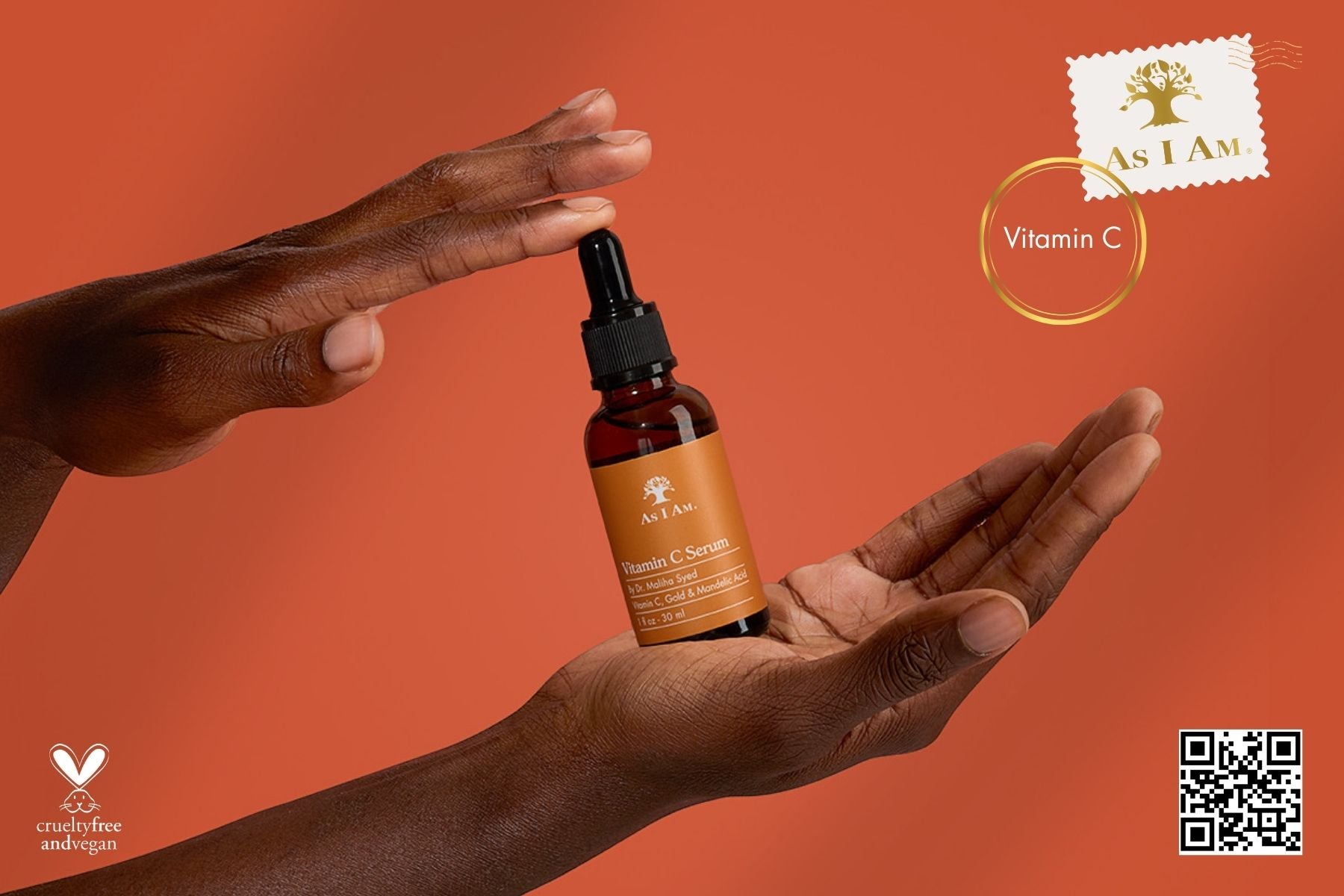 As i am ‍Vit C postcard (100% off)