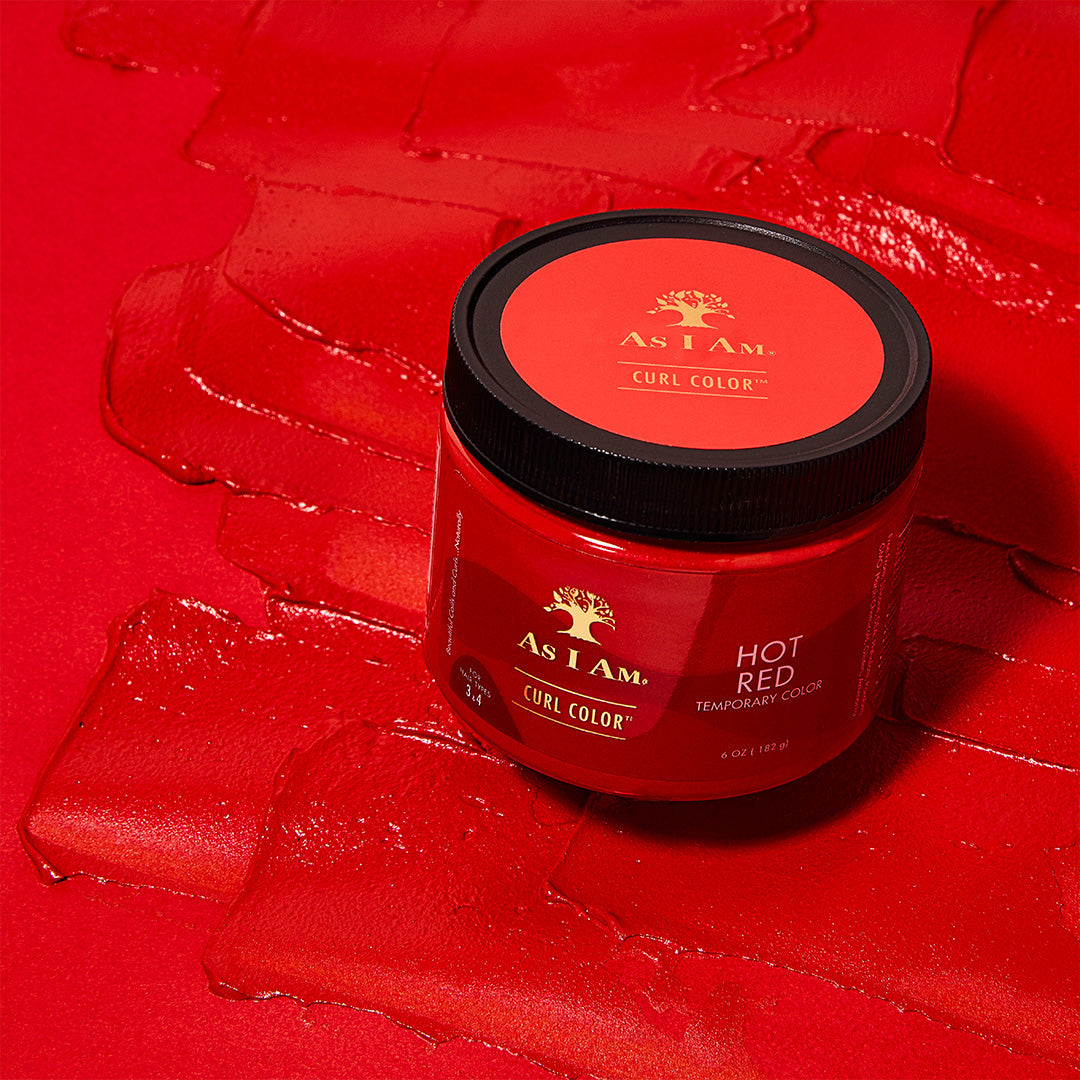 As i am Curl Color Hot Red