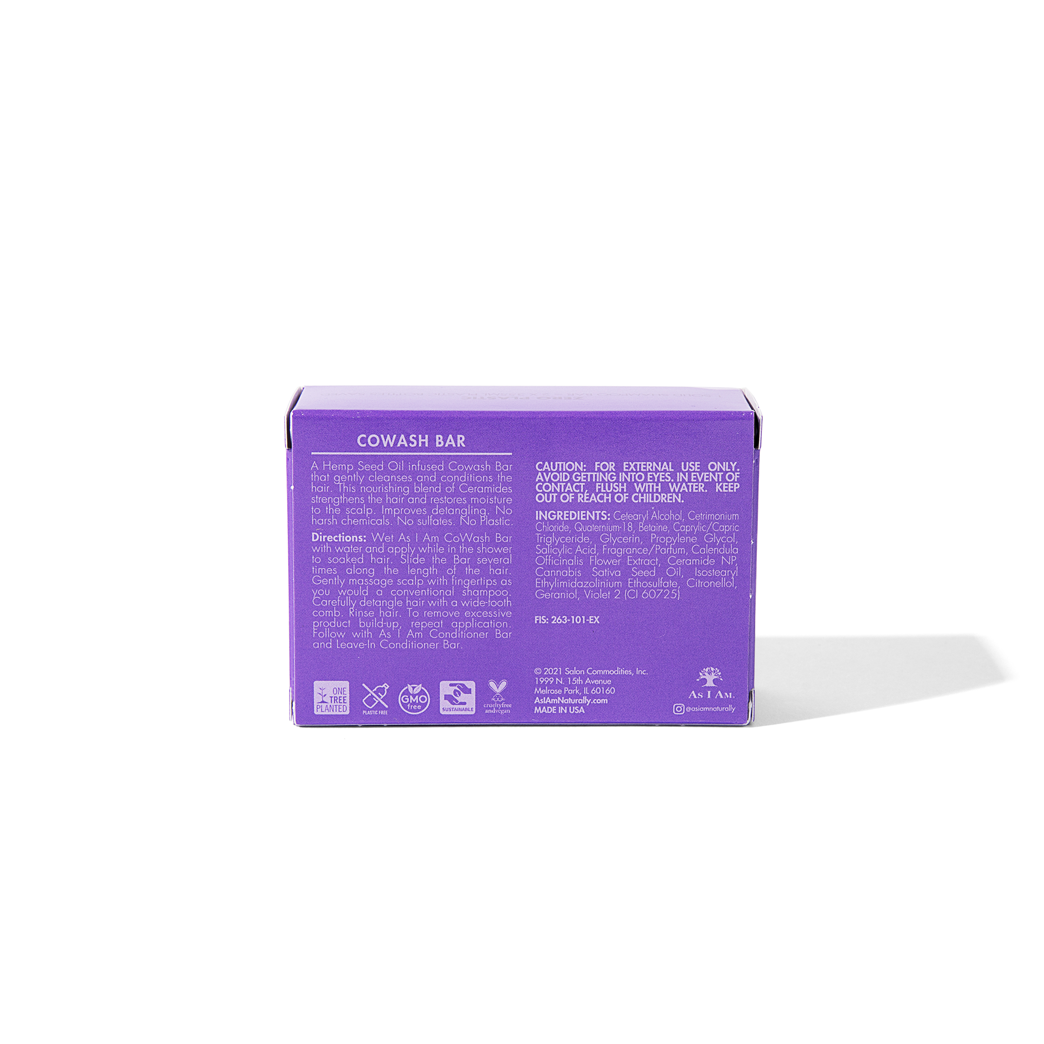 Hemp Seed Oil Cowash Bar