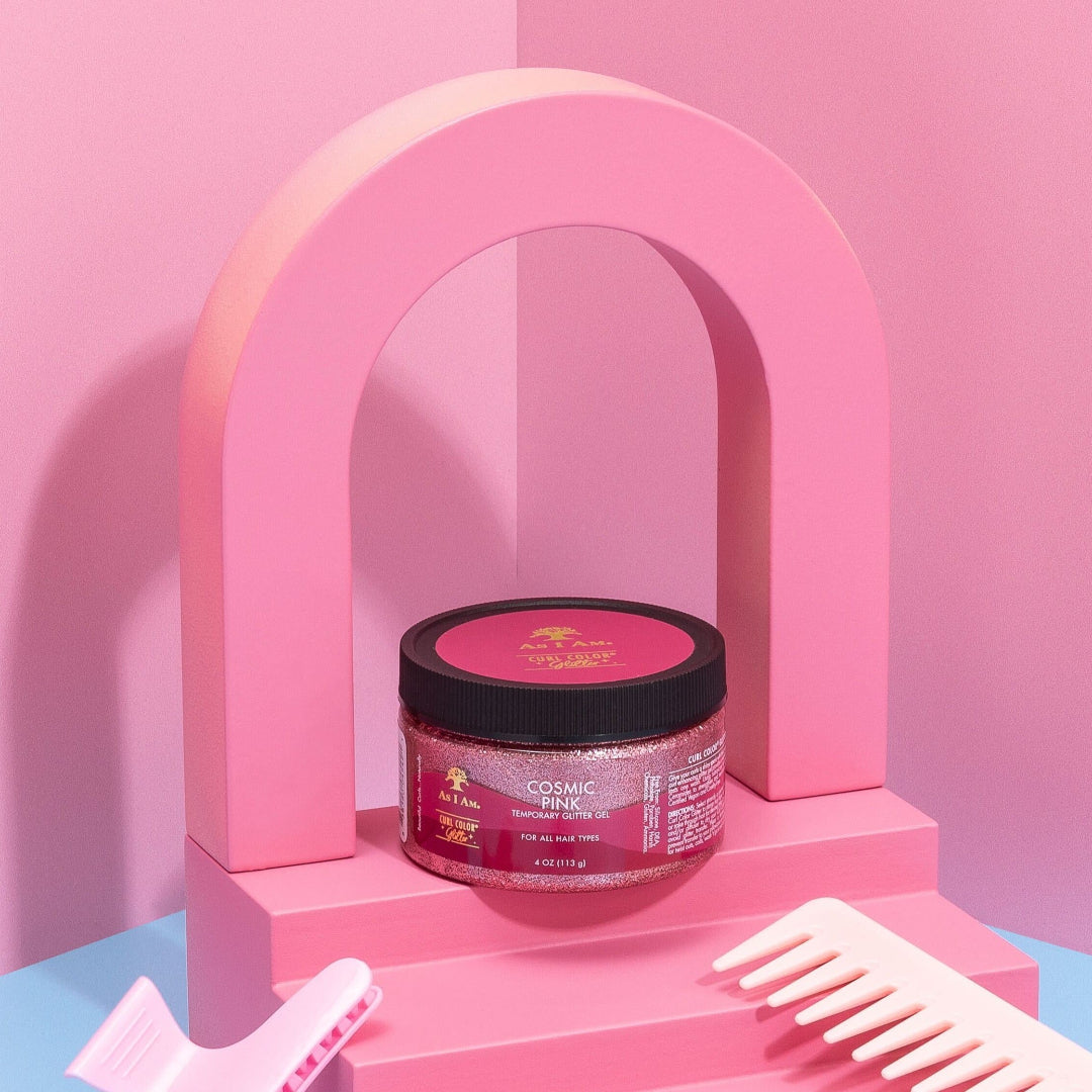 As i am Curl Color Glitter Cosmic Pink