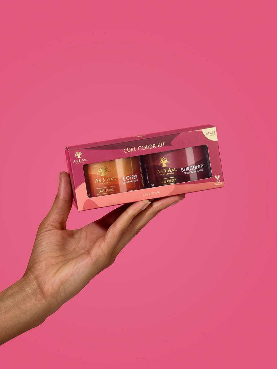 As i am Curl Color Kit Copper & Burgundy