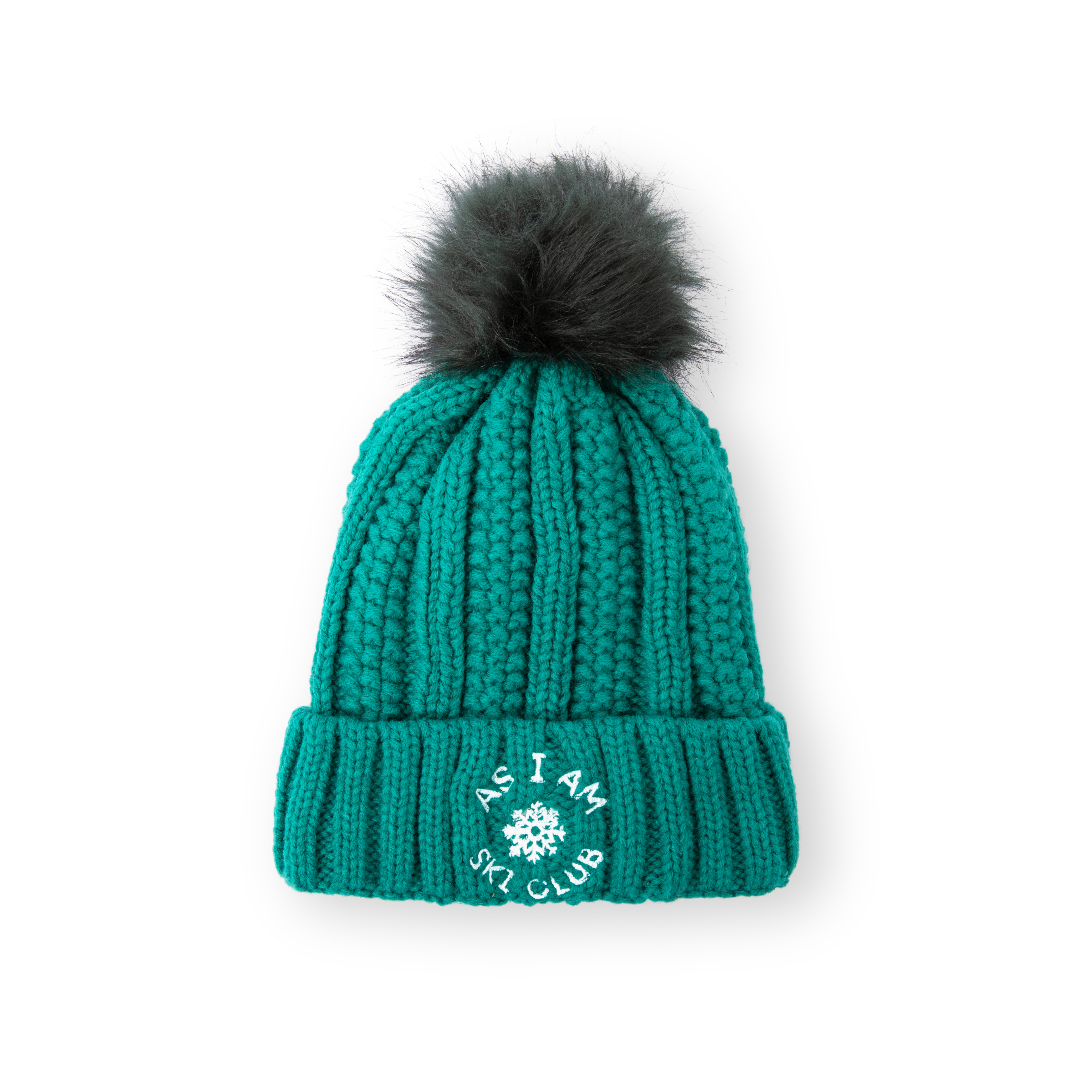 As I Am Ski Club Satin Lined Beanie