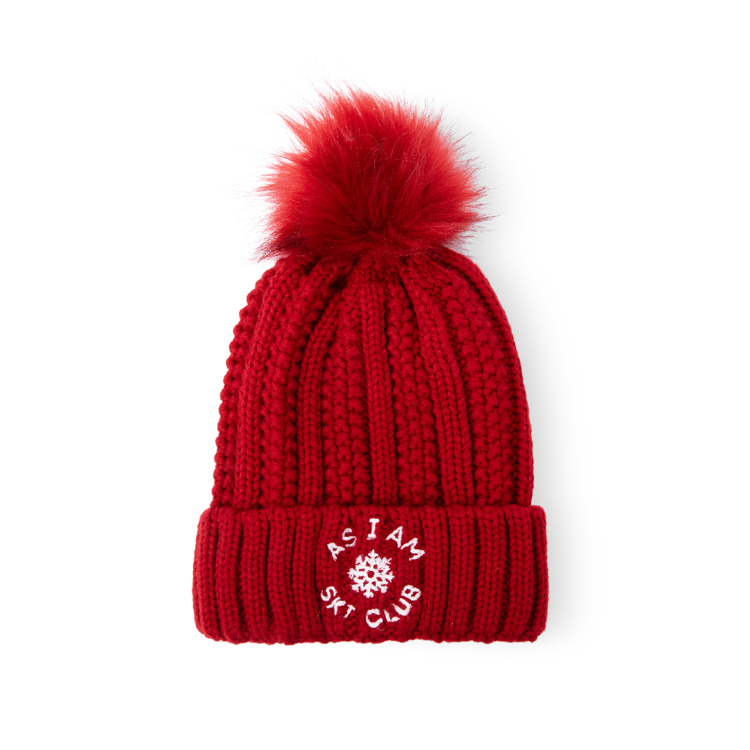 As i am Ski Club Satin Lined Beanie